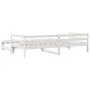 Massives Kiefernholz-Tagesbett in Weiß 90x200 cm von , Betten und Lattenroste - Ref: Foro24-840142, Preis: 148,37 €, Rabatt: %
