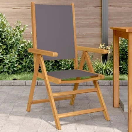 Gartenstühle 2 Stück Massivholz Akazie und anthrazitfarbener Stoff von , Gartenstühle - Ref: Foro24-367658, Preis: 151,04 €, ...