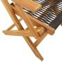 Gartenstühle 2 Stück Massivholz Akazie Schwarz Polypropylen von , Gartenstühle - Ref: Foro24-367666, Preis: 141,63 €, Rabatt: %