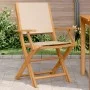 Gartenstühle 2 Stück Massivholz Akazie und beige Stoff von , Gartenstühle - Ref: Foro24-367672, Preis: 133,08 €, Rabatt: %