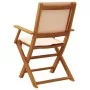 Gartenstühle 2 Stück Massivholz Akazie und beige Stoff von , Gartenstühle - Ref: Foro24-367672, Preis: 133,08 €, Rabatt: %