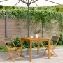 Bistrostühle, 2 Stück Massivholz aus Akazie und graues Seil von , Gartenstühle - Ref: Foro24-367679, Preis: 87,65 €, Rabatt: %
