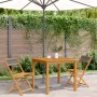 Bistrostühle, 2 Stück Massivholz aus Akazie und graues Seil von , Gartenstühle - Ref: Foro24-367679, Preis: 89,26 €, Rabatt: %