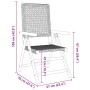 4 Stück verstellbare Gartenstühle aus PE-Rattan und massivem Holz in Beige. von , Gartenstühle - Ref: Foro24-3214526, Preis: ...
