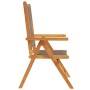 Sillas de jardín reclinables 4 uds madera maciza acacia gris by , Garden chairs - Ref: Foro24-3214532, Price: 335,42 €, Disco...