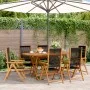 Sillas de jardín reclinables 6 uds madera maciza acacia negro von , Gartenstühle - Ref: Foro24-3214530, Preis: 486,66 €, Raba...