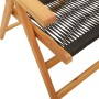 Sillas de jardín reclinables 6 uds madera maciza acacia negro von , Gartenstühle - Ref: Foro24-3214530, Preis: 457,94 €, Raba...