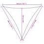Toldo de vela poliéster oxford 100% gris claro 3x3x3 m von , Sonnenschirme - Ref: Foro24-4000912, Preis: 18,22 €, Rabatt: %