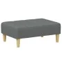 Sofá cama de 2 plazas con taburete tela gris oscuro von , Sofas - Ref: Foro24-3258089, Preis: 341,64 €, Rabatt: %