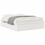 Solid white pine wood bed frame 140x190 cm by , Beds and slatted bases - Ref: Foro24-3282382, Price: 208,29 €, Discount: %