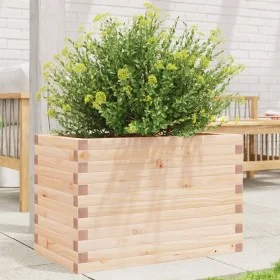 Jardinera madera maciza de pino 70x40x45,5 cm by , Pots and planters - Ref: Foro24-847263, Price: 85,70 €, Discount: %