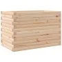Jardinera madera maciza de pino 70x40x45,5 cm de , Maceteros y jardineras - Ref: Foro24-847263, Precio: 85,79 €, Descuento: %