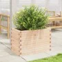 Jardinera madera maciza de pino 70x40x45,5 cm de , Maceteros y jardineras - Ref: Foro24-847263, Precio: 85,79 €, Descuento: %