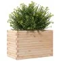 Jardinera madera maciza de pino 70x40x45,5 cm de , Maceteros y jardineras - Ref: Foro24-847263, Precio: 85,79 €, Descuento: %