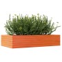 Jardinera madera maciza de pino marrón cera 110x60x23 cm by , Pots and planters - Ref: Foro24-847240, Price: 83,73 €, Discoun...