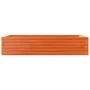 Jardinera madera maciza de pino marrón cera 110x60x23 cm de , Maceteros y jardineras - Ref: Foro24-847240, Precio: 82,86 €, D...