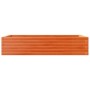 Jardinera madera maciza de pino marrón cera 110x60x23 cm by , Pots and planters - Ref: Foro24-847240, Price: 83,73 €, Discoun...