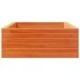 Jardinera madera maciza de pino marrón cera 110x60x23 cm de , Maceteros y jardineras - Ref: Foro24-847240, Precio: 82,86 €, D...