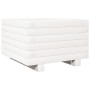 Jardinera de madera maciza de pino blanco 40x40x26,5 cm by , Pots and planters - Ref: Foro24-847289, Price: 52,49 €, Discount: %