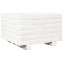 Jardinera de madera maciza de pino blanco 40x40x26,5 cm by , Pots and planters - Ref: Foro24-847289, Price: 46,77 €, Discount: %