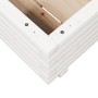 Jardinera de madera maciza de pino blanco 40x40x26,5 cm by , Pots and planters - Ref: Foro24-847289, Price: 52,49 €, Discount: %