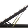 Cama canapé hidráulica con LED cuero sintético gris 180x200 cm de , Camas y somieres - Ref: Foro24-285557, Precio: 351,48 €