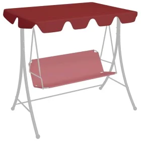 Spare canopy for garden swing, burgundy, 188/168x145/110 cm by , Covers for tents and gazebos - Ref: Foro24-312094, Price: 45...