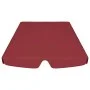 Spare canopy for garden swing, burgundy, 188/168x145/110 cm by , Covers for tents and gazebos - Ref: Foro24-312094, Price: 45...