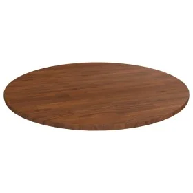 Round oak wood table top in dark brown Ø80x1.5cm by , Table tops - Ref: Foro24-342970, Price: 97,94 €, Discount: %