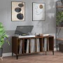 Plywood oak brown record cabinet 100x38x48 cm by , CD and DVD storage - Ref: Foro24-831988, Price: 125,82 €, Discount: %