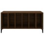 Plywood oak brown record cabinet 100x38x48 cm by , CD and DVD storage - Ref: Foro24-831988, Price: 125,82 €, Discount: %