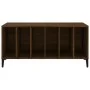 Plywood oak brown record cabinet 100x38x48 cm by , CD and DVD storage - Ref: Foro24-831988, Price: 125,82 €, Discount: %