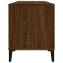 Holzschichtmöbel mit Eichenfurnier in Braun, 100x38x48 cm. von , CD- und DVD-Speicher - Ref: Foro24-831988, Preis: 125,82 €, ...