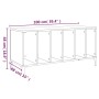 Holzschichtmöbel mit Eichenfurnier in Braun, 100x38x48 cm. von , CD- und DVD-Speicher - Ref: Foro24-831988, Preis: 125,82 €, ...