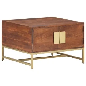 Massiver Couchtisch aus honigbraunem Akazienholz, 67 x 67 x 45 cm von vidaXL, Couchtisch - Ref: Foro24-320376, Preis: 144,86 ...