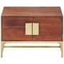 Mesa de centro madera maciza de acacia marrón miel 67x67x45 cm de vidaXL, Mesas de centro - Ref: Foro24-320376, Precio: 138,0...