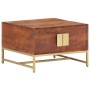 Mesa de centro madera maciza de acacia marrón miel 67x67x45 cm de vidaXL, Mesas de centro - Ref: Foro24-320376, Precio: 138,0...