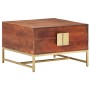 Mesa de centro madera maciza de acacia marrón miel 67x67x45 cm de vidaXL, Mesas de centro - Ref: Foro24-320376, Precio: 138,0...