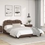 Braun 140x200 cm Kunstleder Kopfteil Bettgestell von , Betten und Lattenroste - Ref: Foro24-3208098, Preis: 229,56 €, Rabatt: %
