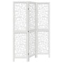 Dreiteiliger Raumteiler aus massivem weißem Paulownia-Holz. von , Raumteiler - Ref: Foro24-358733, Preis: 87,76 €, Rabatt: %