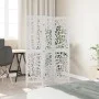 Three-panel solid Paulownia wood room divider screen in white. by , Room dividers - Ref: Foro24-358733, Price: 85,39 €, Disco...