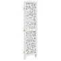 Three-panel solid Paulownia wood room divider screen in white. by , Room dividers - Ref: Foro24-358733, Price: 85,39 €, Disco...