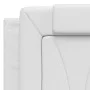 Bed with white synthetic leather mattress 140x200 cm by , Beds and slatted bases - Ref: Foro24-3208797, Price: 417,60 €, Disc...