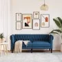 Zweiplätziges Chesterfield-Sofa aus blauem Stoff. von , Sofas - Ref: Foro24-372553, Preis: 329,66 €, Rabatt: %