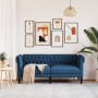 Zweiplätziges Chesterfield-Sofa aus blauem Stoff. von , Sofas - Ref: Foro24-372553, Preis: 335,98 €, Rabatt: %