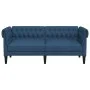 Zweiplätziges Chesterfield-Sofa aus blauem Stoff. von , Sofas - Ref: Foro24-372553, Preis: 329,66 €, Rabatt: %