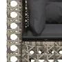 Ecksofas für den Garten mit 2 Kissen aus grauem Kunststoff-Rattan von , Outdoor-Sofas - Ref: Foro24-365936, Preis: 190,16 €, ...