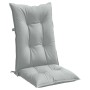 Cojines para silla respaldo alto 4 uds tela gris claro melange de , Cojines para sillas y sofás - Ref: Foro24-4002347, Precio...