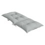 Cojines para silla respaldo alto 4 uds tela gris claro melange de , Cojines para sillas y sofás - Ref: Foro24-4002347, Precio...