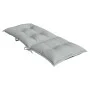 Cojines para silla respaldo alto 4 uds tela gris claro melange de , Cojines para sillas y sofás - Ref: Foro24-4002347, Precio...